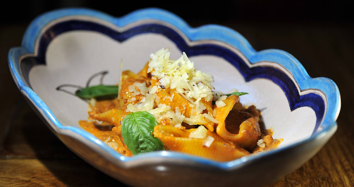 Italian café food in Marylebone