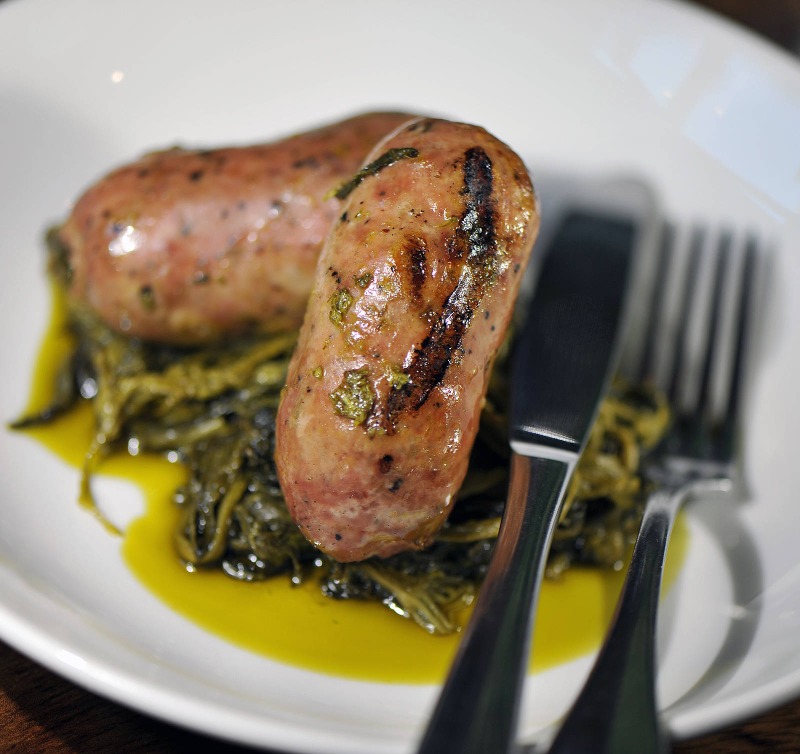 Traditional Italian dish menu at Briciole restaurant Marylebone, London